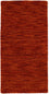 Uldtæppe - 112 x 60 cm - rust