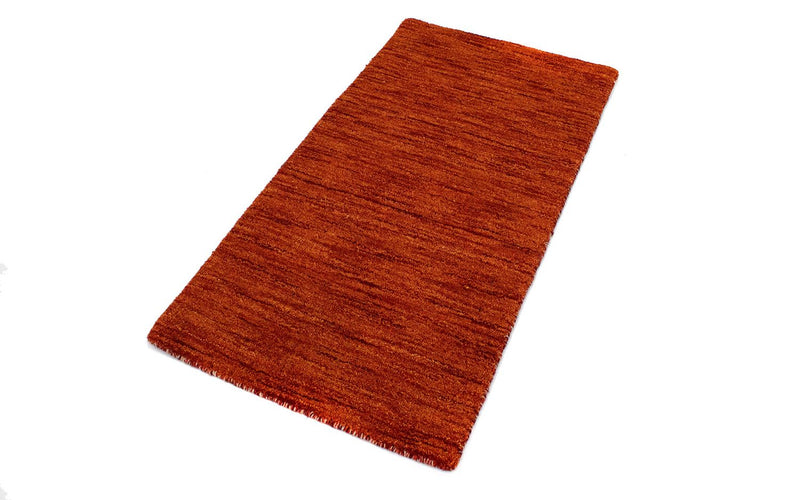 Uldtæppe - 112 x 60 cm - rust