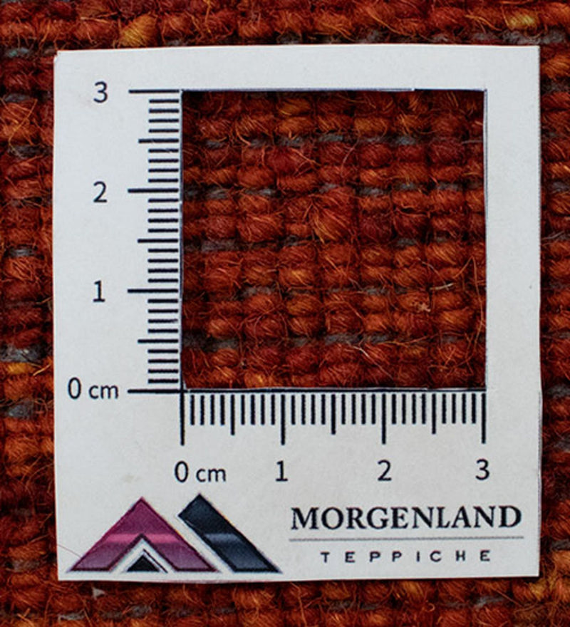 Uldtæppe - 112 x 60 cm - rust