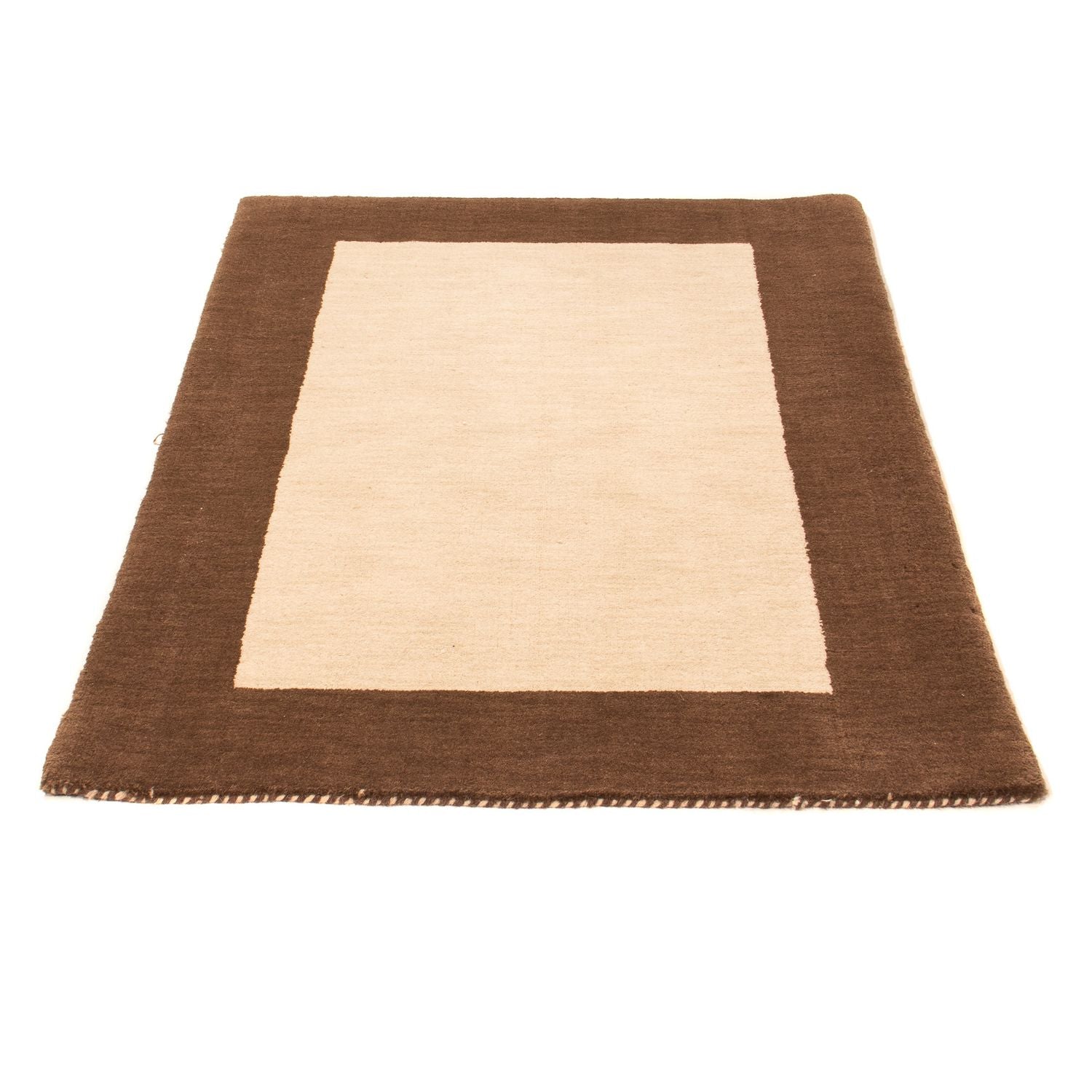 Gabbeh Tæppe - Loribaft Softy - 124 x 94 cm - beige
