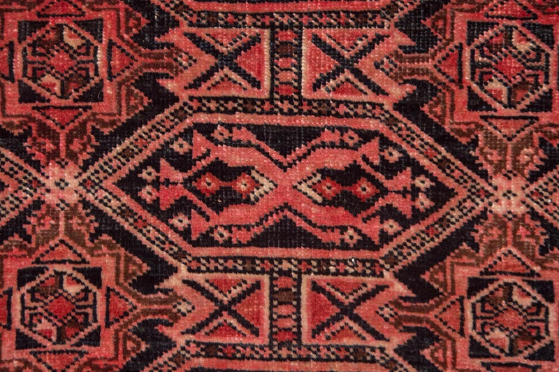 Afghansk tæppe - Bukhara - 191 x 123 cm - lysrød