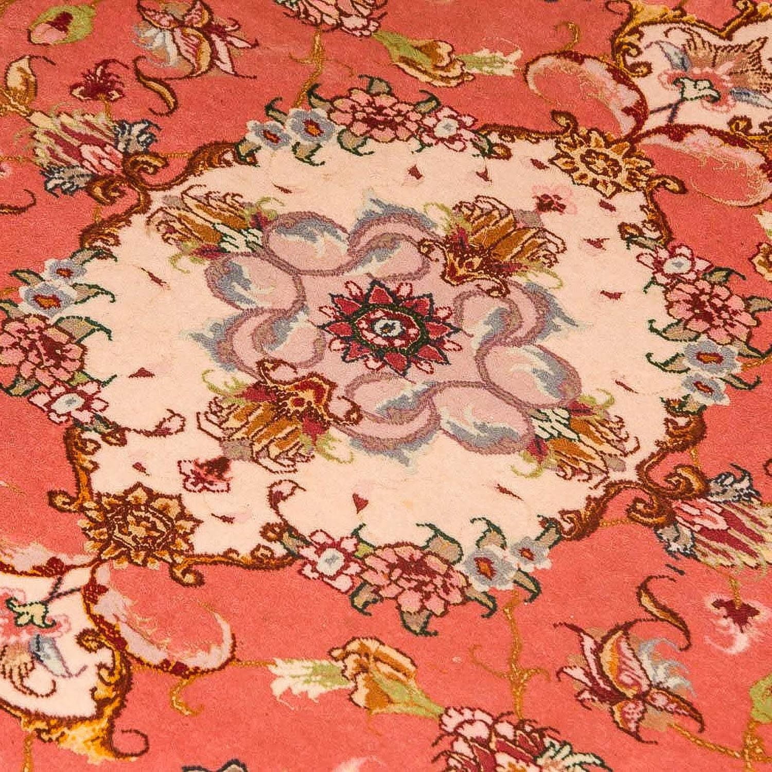 Persisk tæppe - Tabriz - Royal - 147 x 104 cm - terrakotta