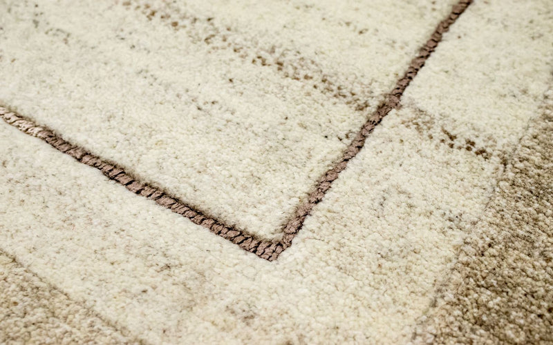 Nepal Tæppe - 187 x 125 cm - beige