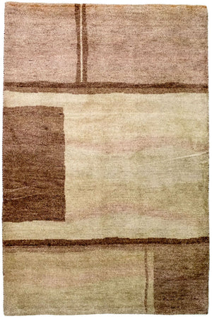 Gabbeh-tæppe - Indus - 199 x 136 cm - flerfarvet