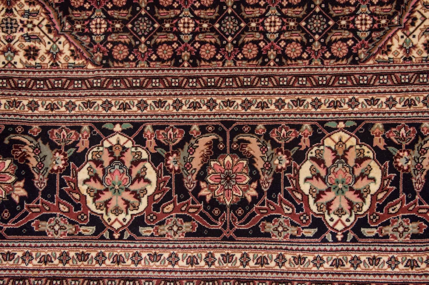Persisk tæppe - Tabriz - Royal - 353 x 252 cm - mørkeblå