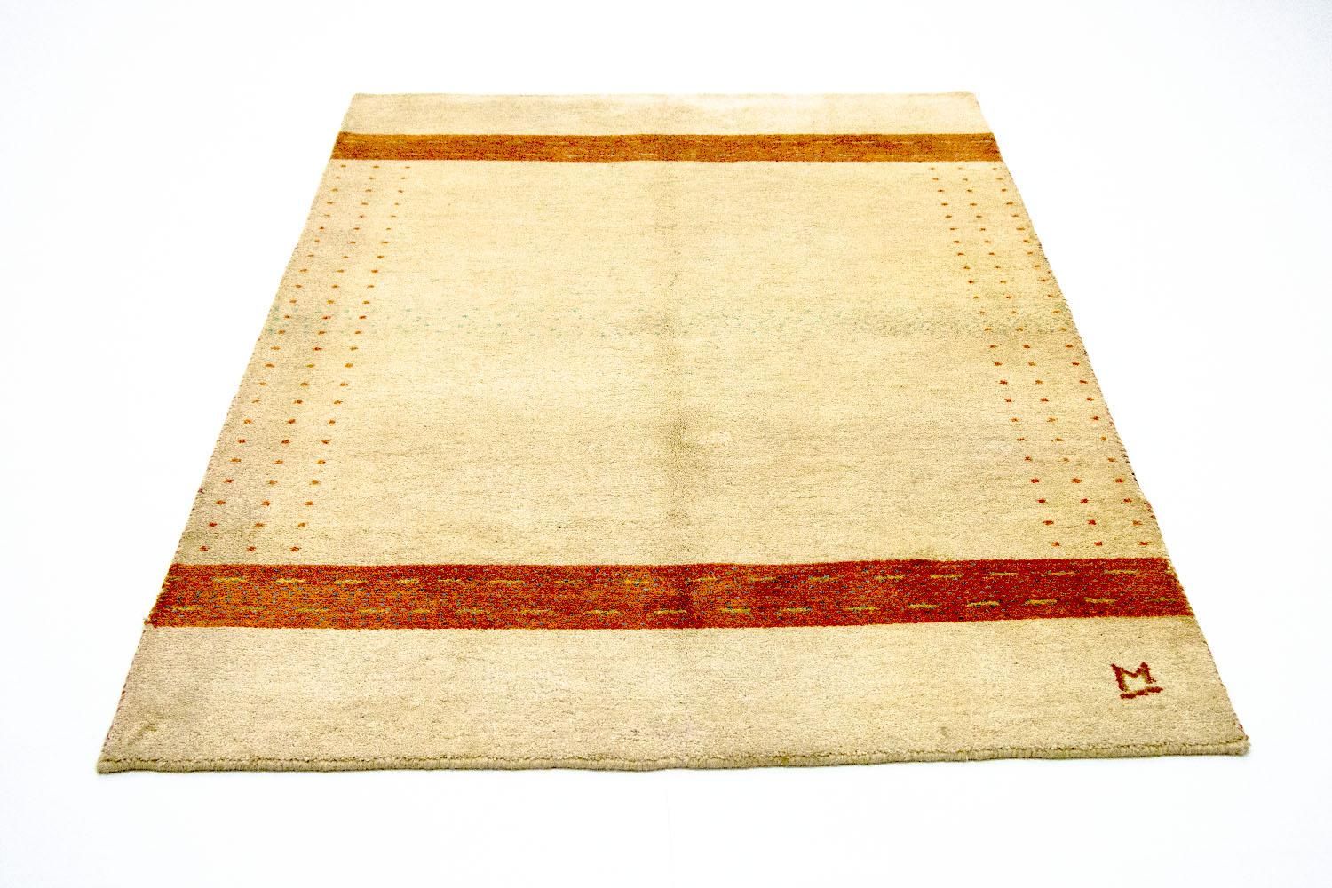 Gabbeh-tæppe - Indus - 195 x 139 cm - beige