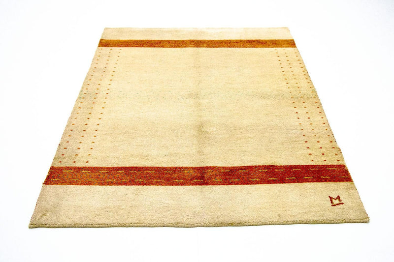 Gabbeh-tæppe - Indus - 195 x 139 cm - beige