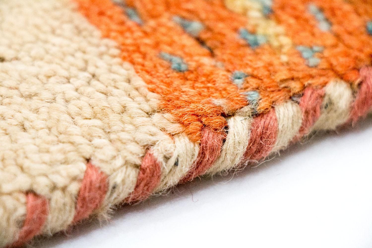 Gabbeh-tæppe - Indus - 195 x 139 cm - beige