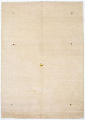 Gabbeh-tæppe - Indus - 246 x 170 cm - beige