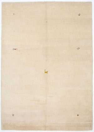 Gabbeh-tæppe - Indus - 246 x 170 cm - beige