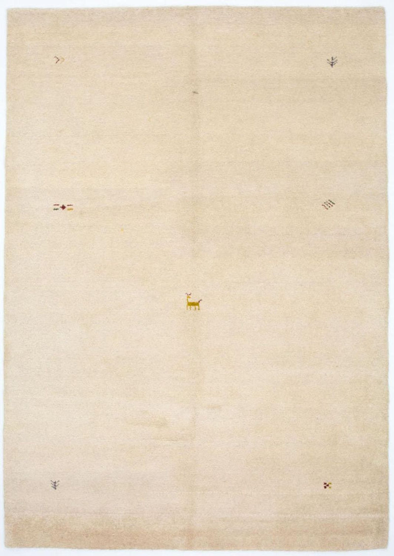 Gabbeh-tæppe - Indus - 246 x 170 cm - beige