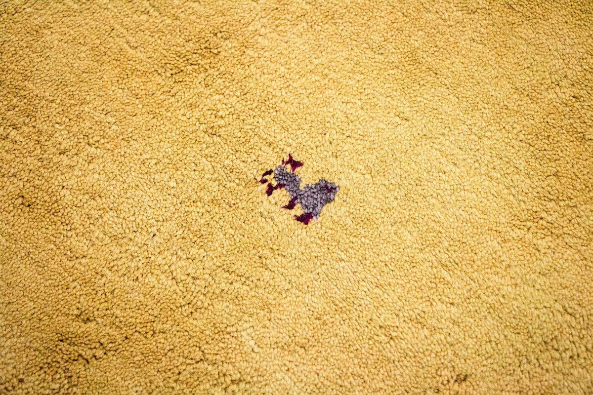 Gabbeh-tæppe - Indus - 202 x 141 cm - guld