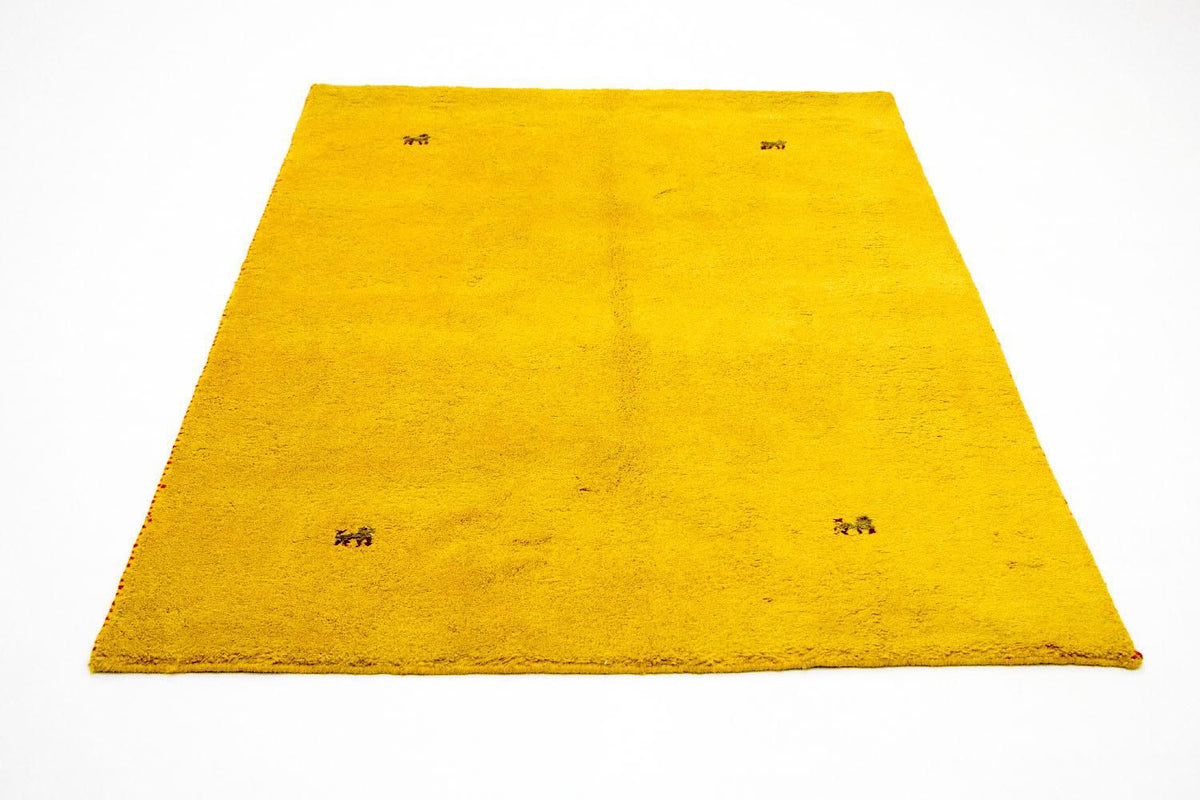 Gabbeh-tæppe - Indus - 202 x 141 cm - guld