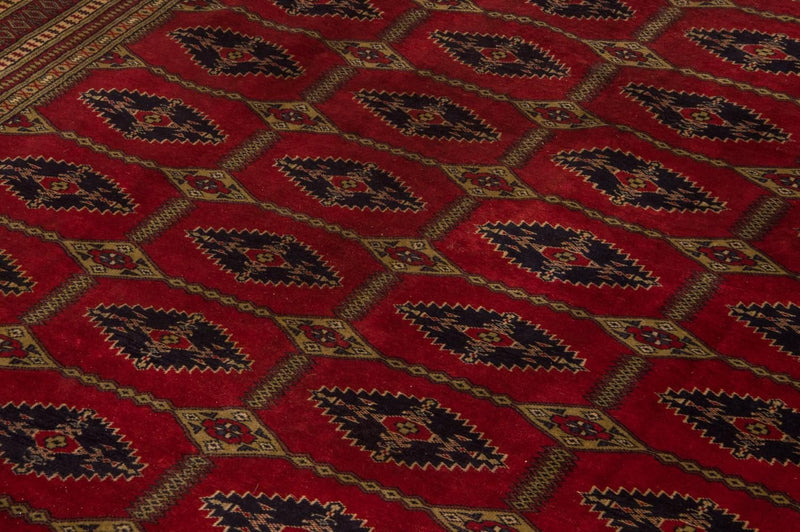 Afghansk tæppe - Bukhara - 292 x 188 cm - rød