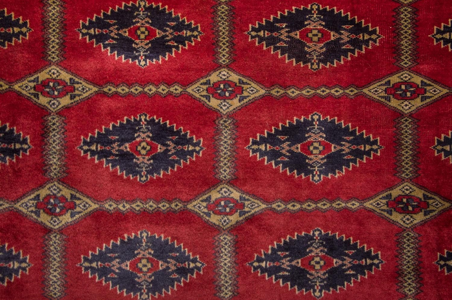 Afghansk tæppe - Bukhara - 292 x 188 cm - rød