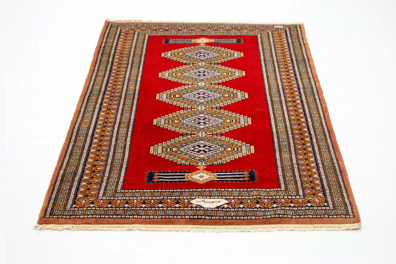 Afghansk tæppe - Bukhara - 168 x 130 cm - rød