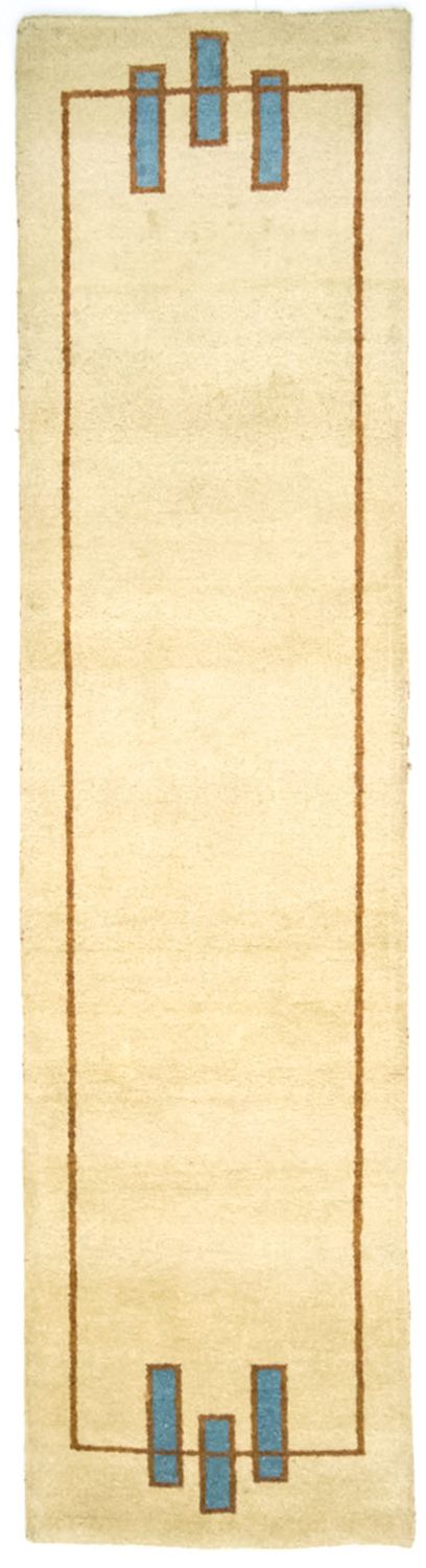 Løber Gabbeh-tæppe - Indus - 298 x 80 cm - beige