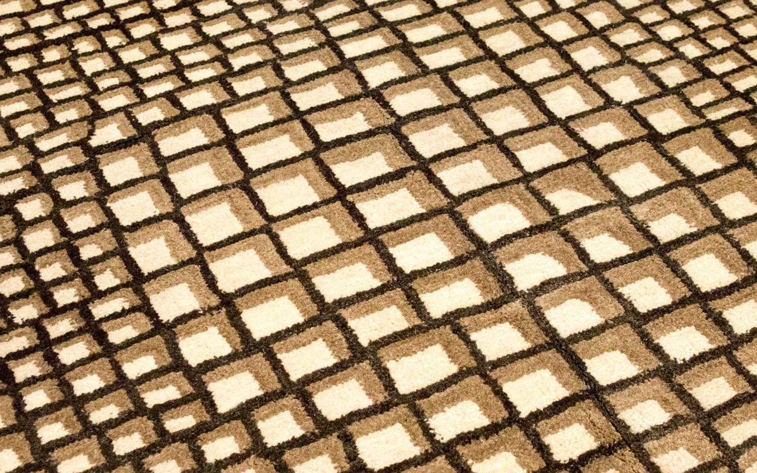 Uldtæppe - 243 x 170 cm - flerfarvet
