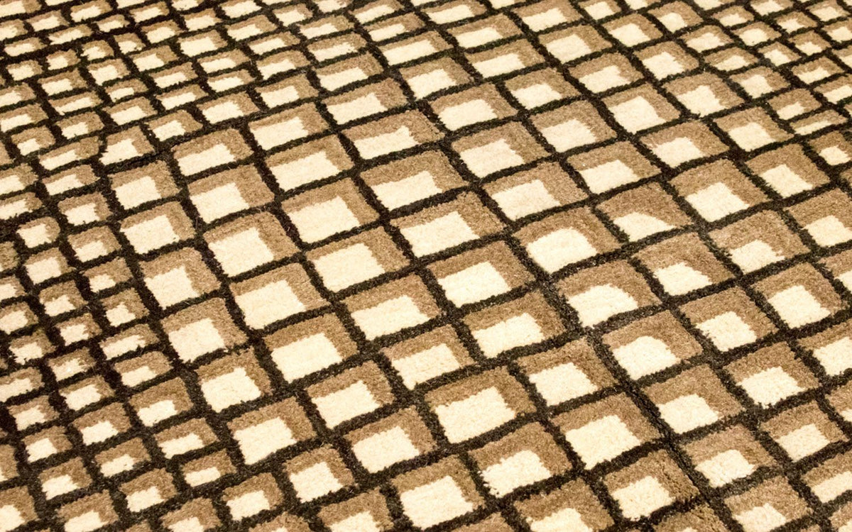 Uldtæppe - 243 x 170 cm - flerfarvet