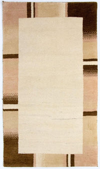 Gabbeh-tæppe - Indus - 160 x 92 cm - beige