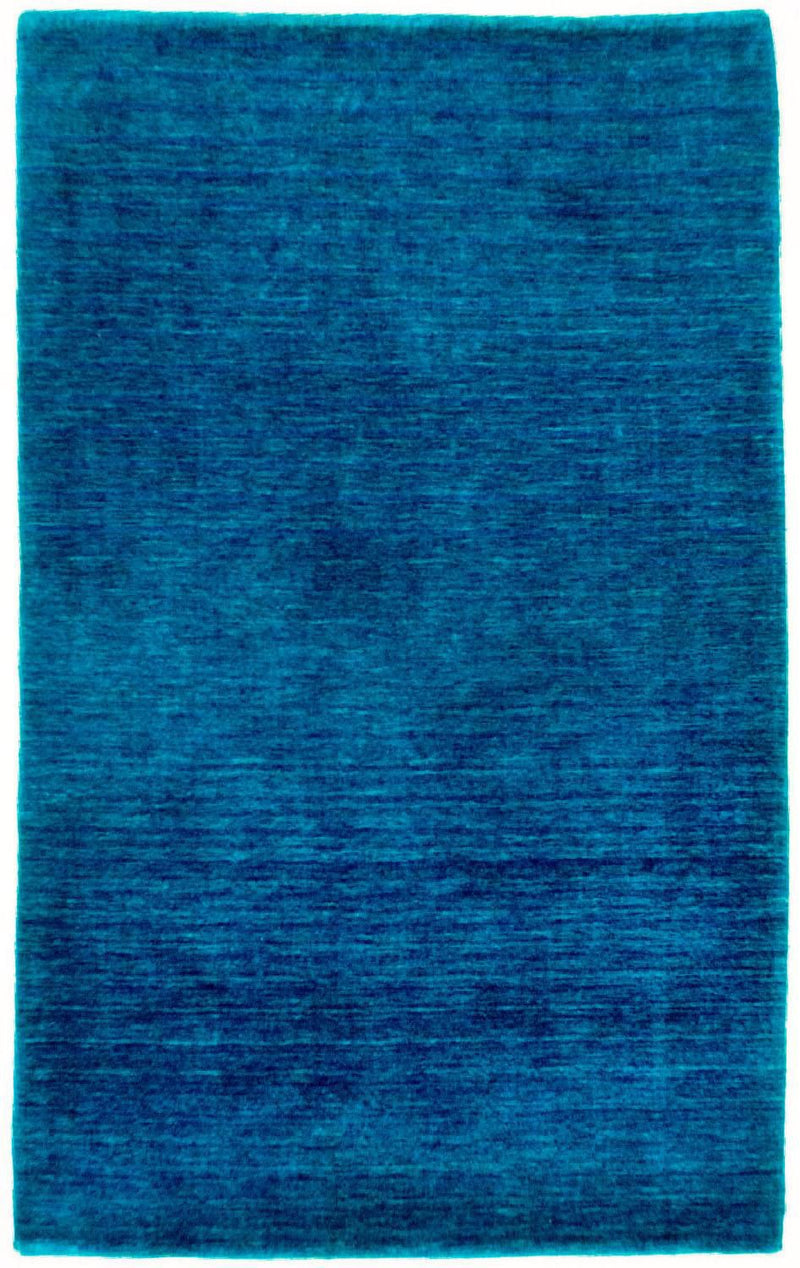 Løber Uldtæppe - 180 x 107 cm - blå