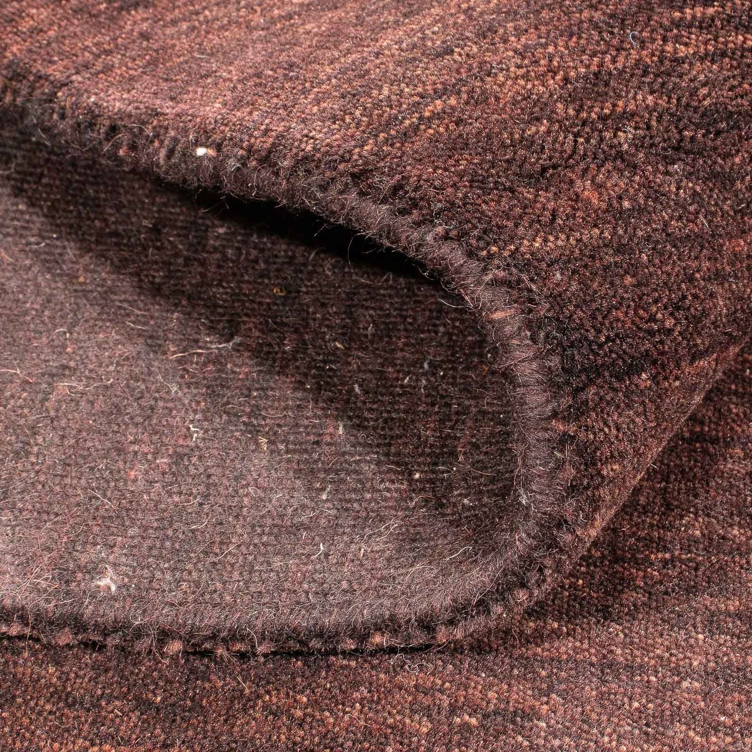 Gabbeh Tæppe - Loribaft Softy - 152 x 103 cm - mørkebrun