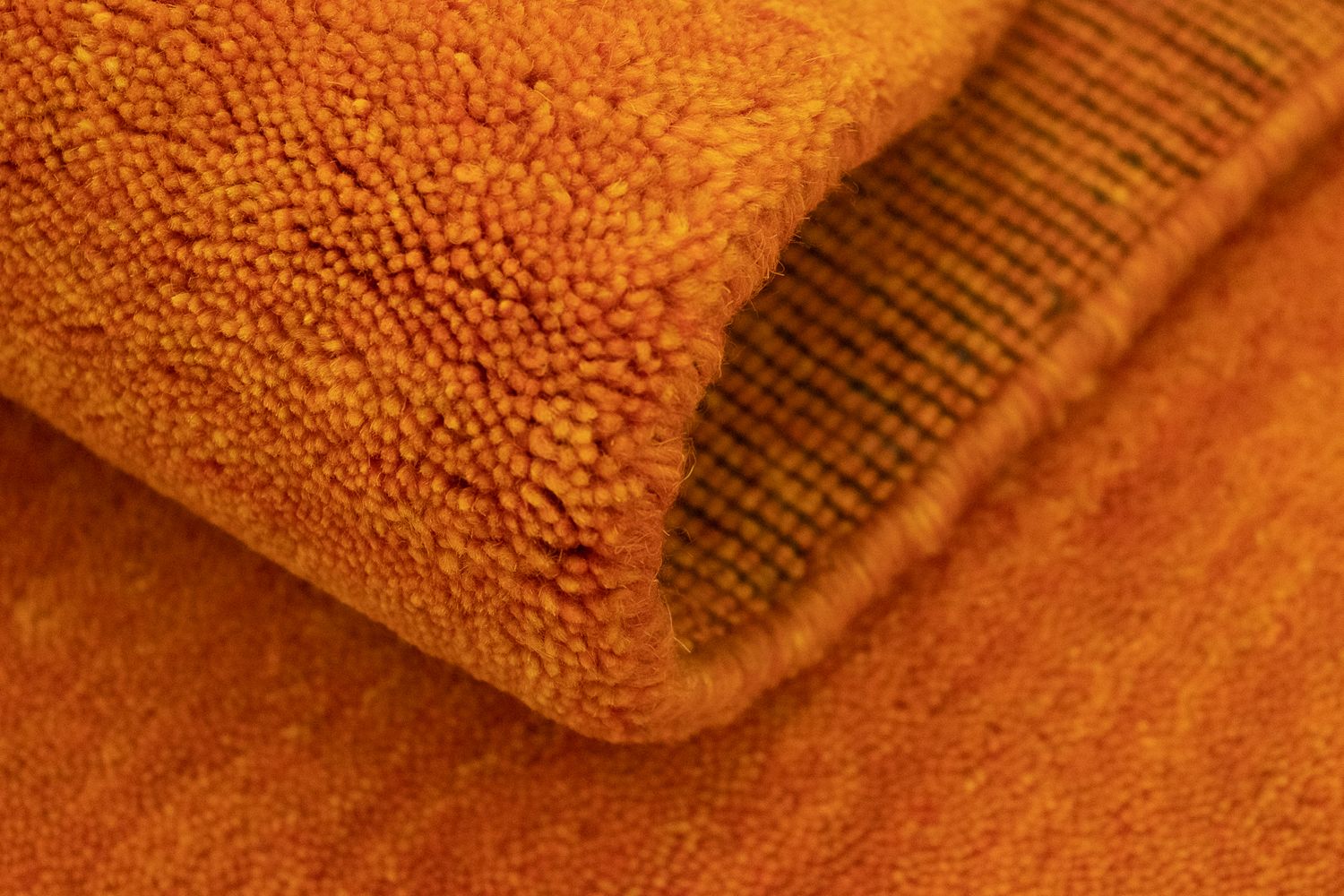 Gabbeh-tæppe - Indus firkantet  - 200 x 200 cm - orange