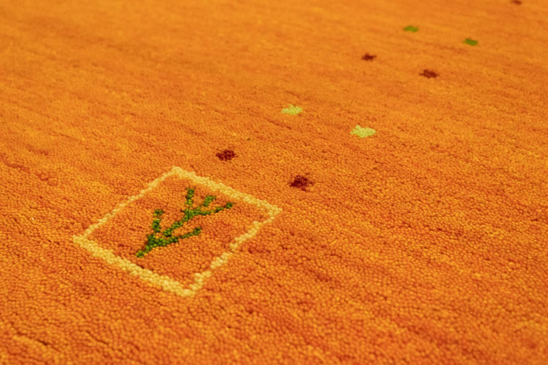 Løber Gabbeh-tæppe - Indus - 350 x 80 cm - orange
