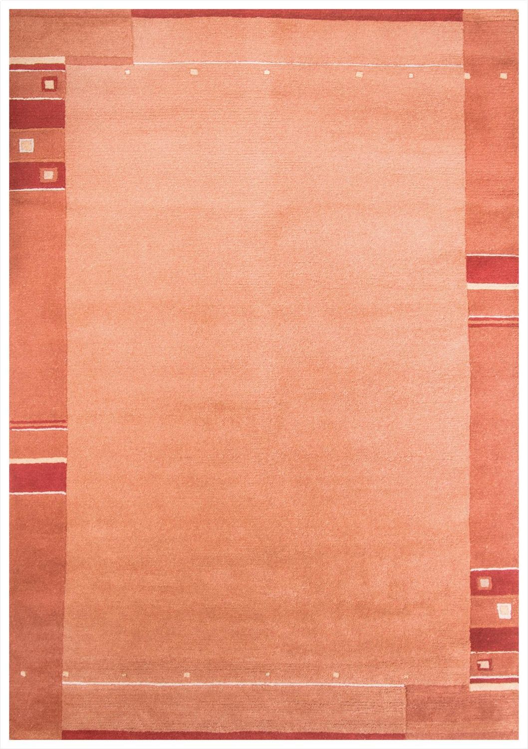 Nepal Tæppe - 160 x 90 cm - orange