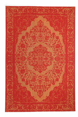Designer tæppe - 200 x 140 cm - rød