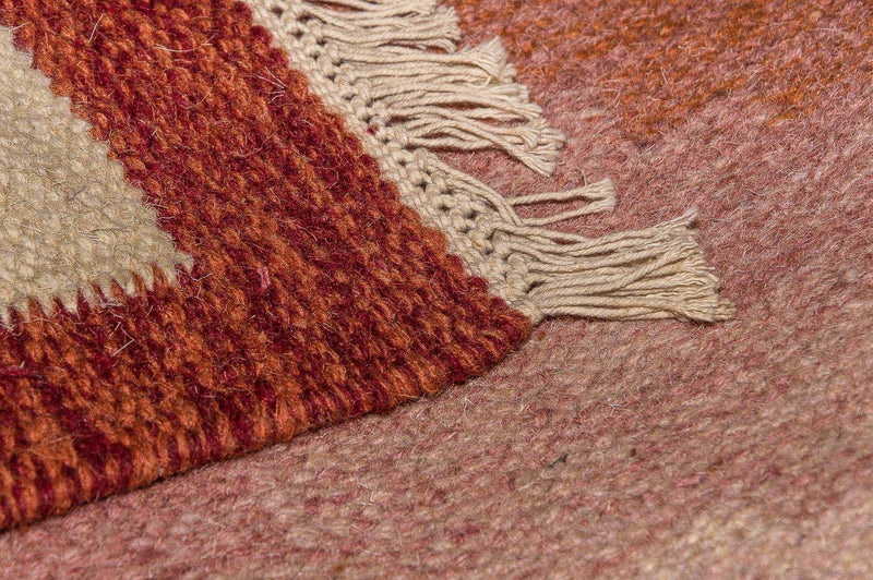 Kelim-tæppe - Trendy - 200 x 140 cm - orange