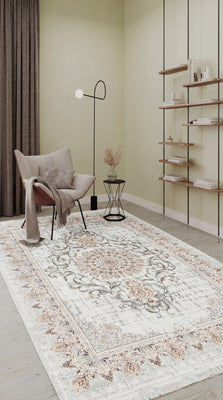 Orientalsk vævet tæppe - Saffron Sensations - rektangulær