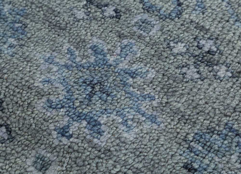 Uldtæppe - 300 x 200 cm - mørkeblå