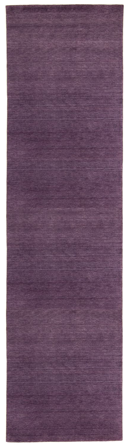 Løber Gabbeh-tæppe - Indus - 400 x 80 cm - lilla