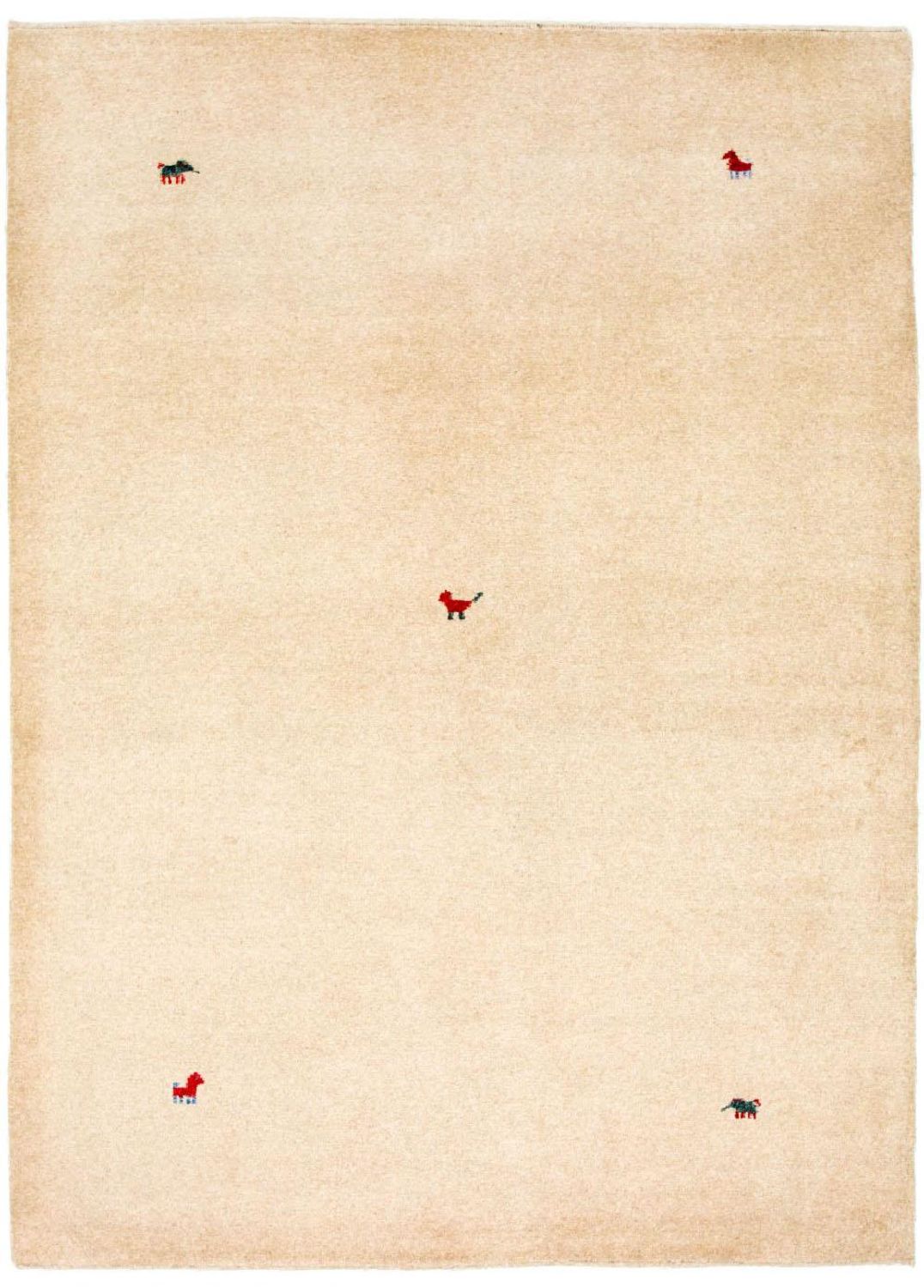 Gabbeh-tæppe - Indus - 200 x 140 cm - beige