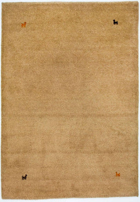 Gabbeh-tæppe - Indus - 200 x 140 cm - brun