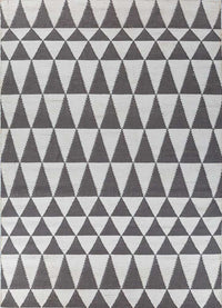 Viskose tæppe - 225 x 158 cm - flerfarvet