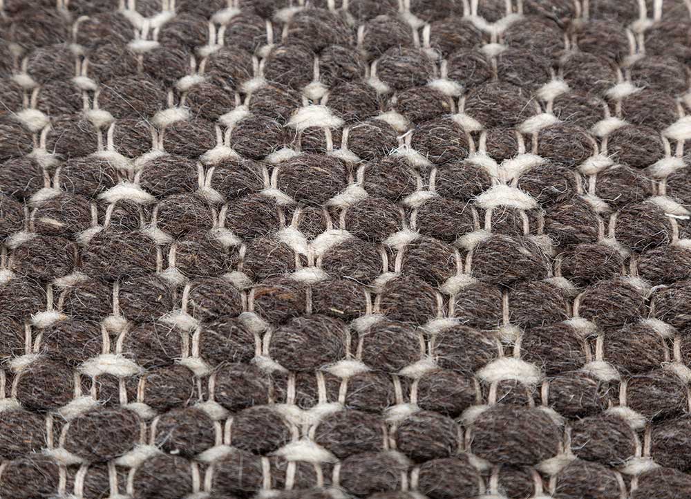 Uldtæppe - 180 x 120 cm - antracit
