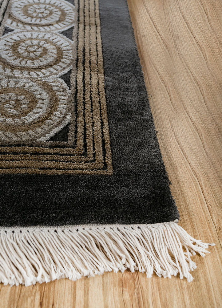 Designer tæppe - 300 x 200 cm - antracit