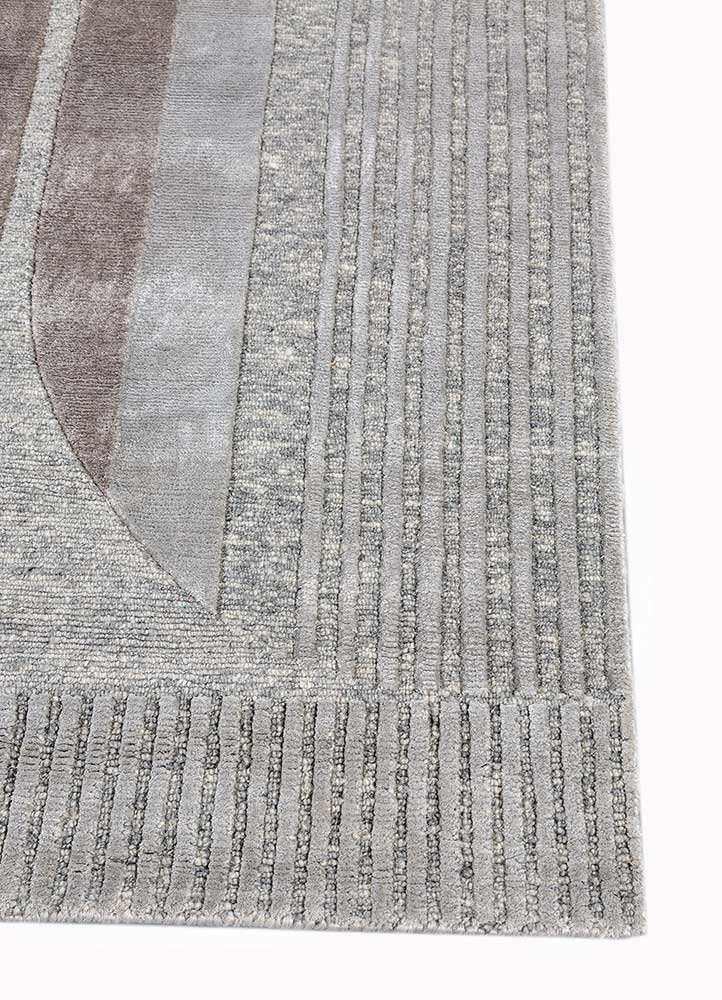 Designer tæppe - 270 x 180 cm - sølv