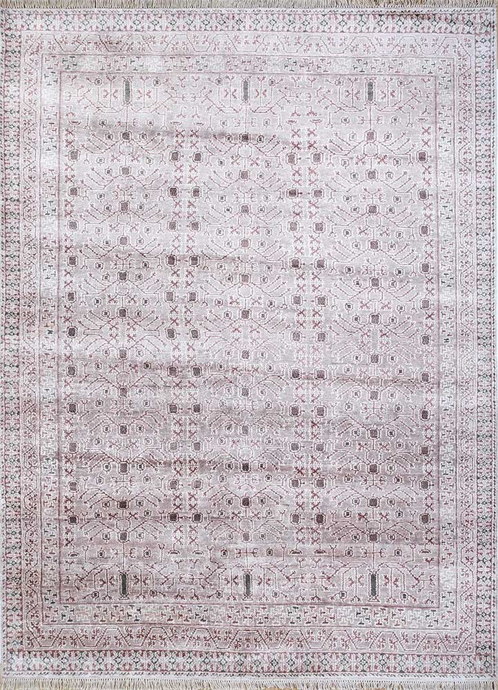 Vintage tæppe - 300 x 240 cm - lilla