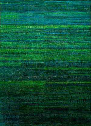 Designer tæppe - 300 x 240 cm - grøn