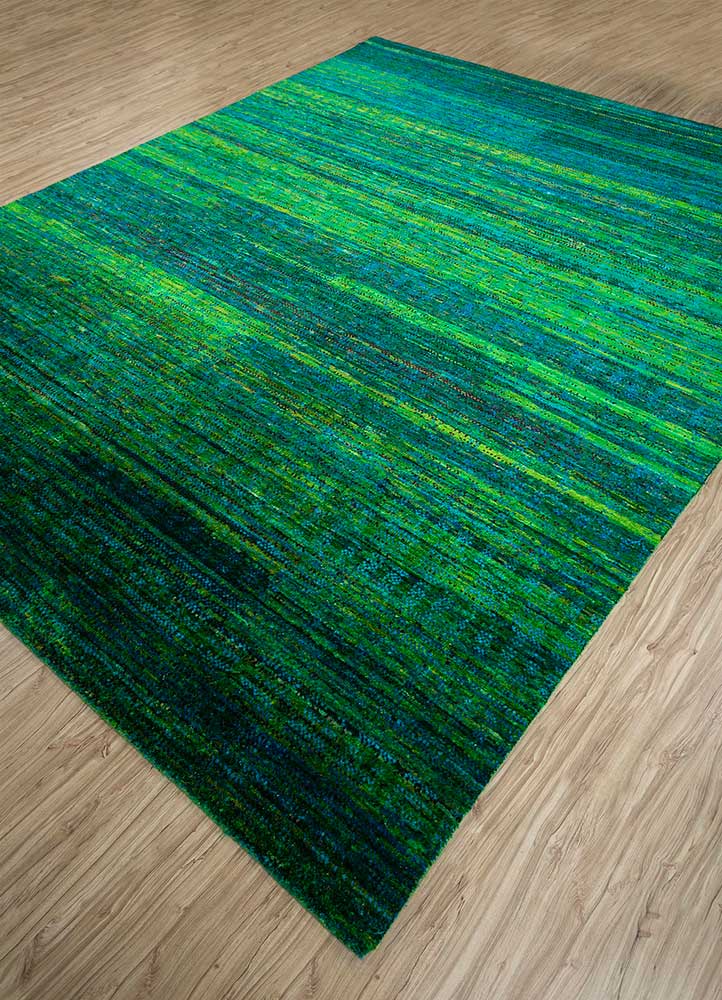 Designer tæppe - 300 x 240 cm - grøn