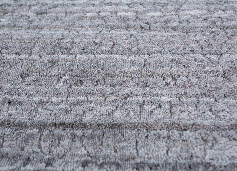 Viskose tæppe - 120 x 75 cm - grå