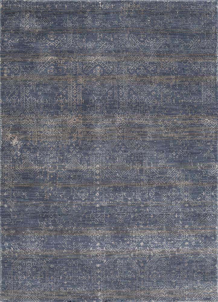 Uldtæppe - 150 x 90 cm - mørkeblå