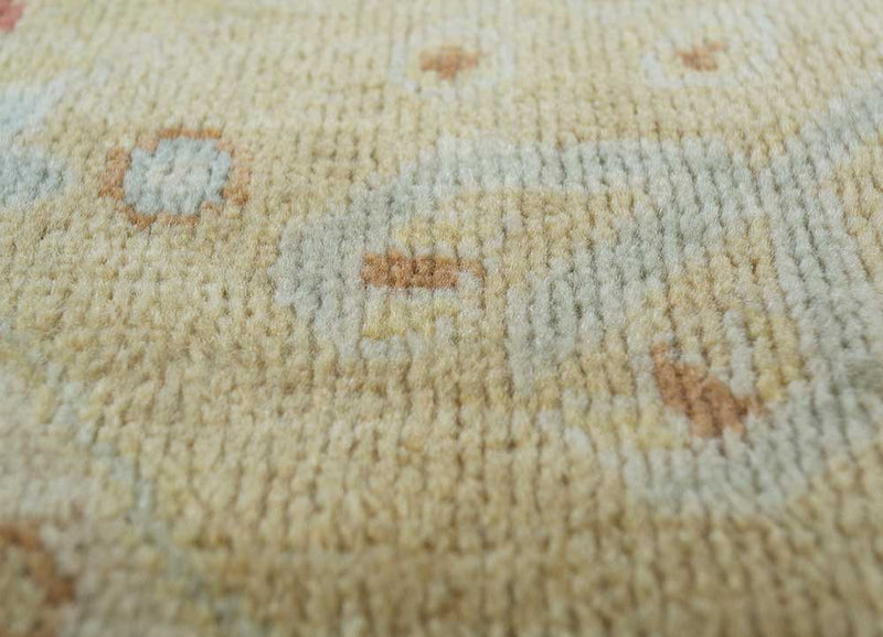 Uldtæppe - 120 x 60 cm - guld
