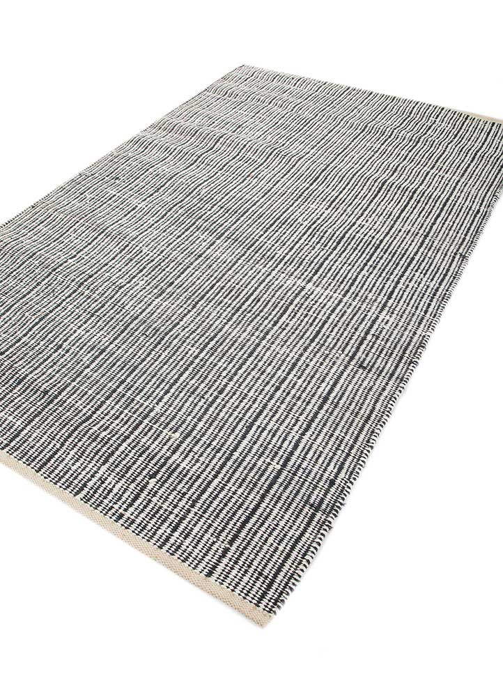 Sisaltæppe - 240 x 150 cm - sort og hvid