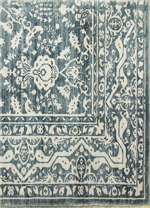 Viskose tæppe - 90 x 60 cm - mintgrøn