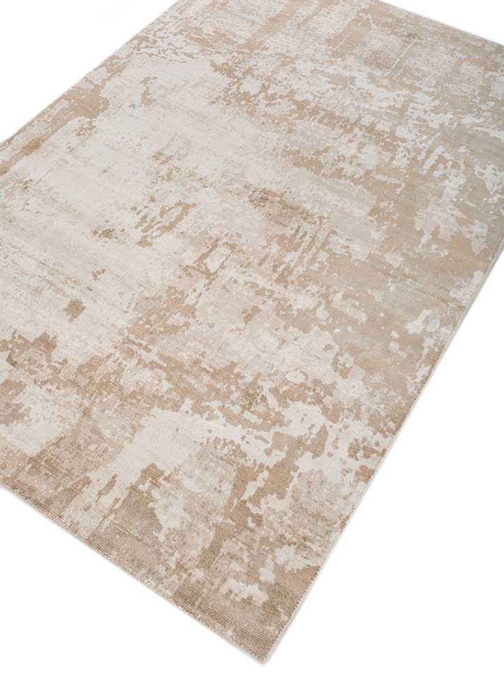 Viskose tæppe - 180 x 120 cm - beige