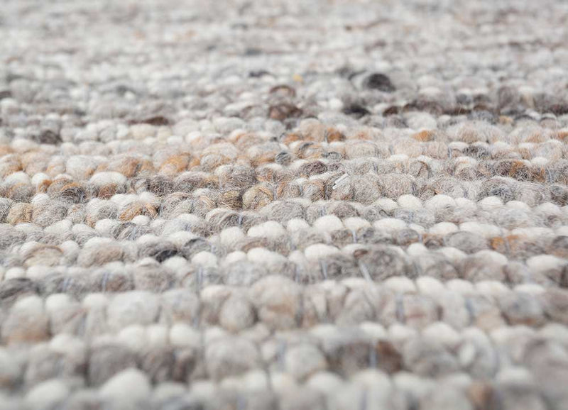 Uldtæppe - 240 x 180 cm - creme
